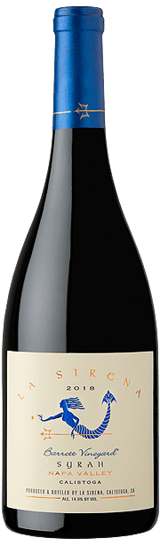 2018 La Sirena Barrett Vineyard Syrah Napa Valley